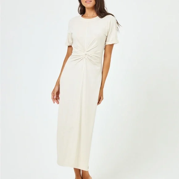 Anthropologie L*Space Cream Drew Dress - Picture 2 of 11